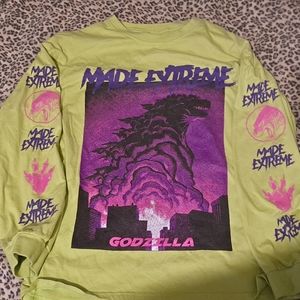 Made Extreme Godzilla Long Sleeve Mens M